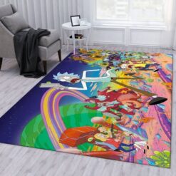 Rick and Morty Wild Ride Rug