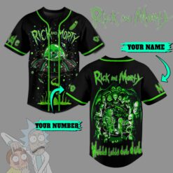 Rick and Morty Wubba Lubba dub-dub Baseball Jersey