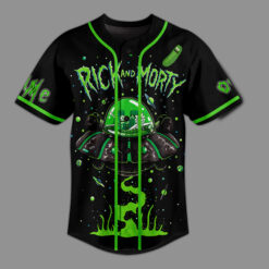 Rick and Morty Wubba Lubba dub-dub Baseball Jersey front