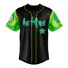 Rick And Morty x MLB Houston Astros Personalized Baseball Jersey front