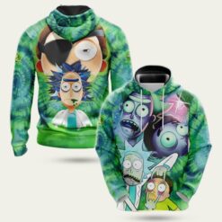 Rick And Morty Zombie Halloween Hoodie
