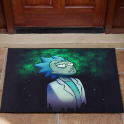 Rick Lost in the Cosmos Cosmic Reflection Doormat