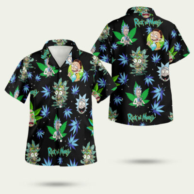 Rick & Morty Cosmic High Hawaiian Shirt