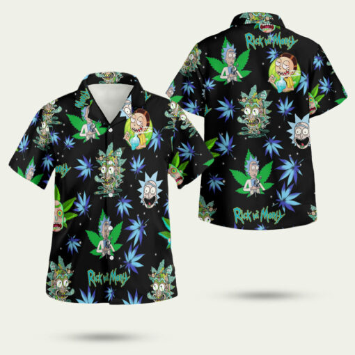 Rick & Morty Cosmic High Hawaiian Shirt