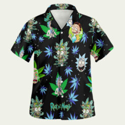 Rick & Morty Cosmic High Hawaiian Shirt front