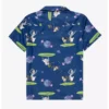 Rick & Morty Galactic Pickle Rick Hawaiian Shirt back
