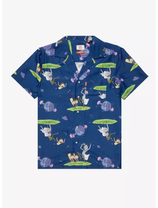 Rick & Morty Galactic Pickle Rick Hawaiian Shirt