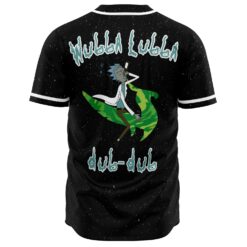 Rick & Morty wubba lubba Baseball Jersey back
