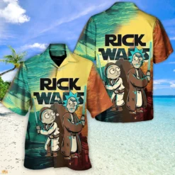 Rick Wars: Jedi Edition Hawaiian Shirt