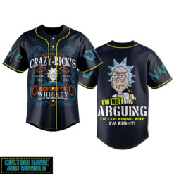 Rick's Interdimensional Whiskey Baseball Jersey