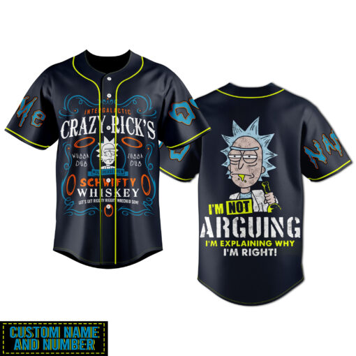Rick's Interdimensional Whiskey Baseball Jersey