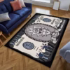 Rick's Money-Making Madness Rug living room