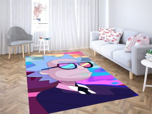 Rick's Neon Vibe Psychedelic Rug
