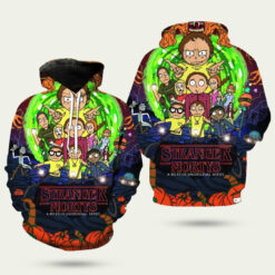 Stranger Mortys Halloween Adventure Hoodie