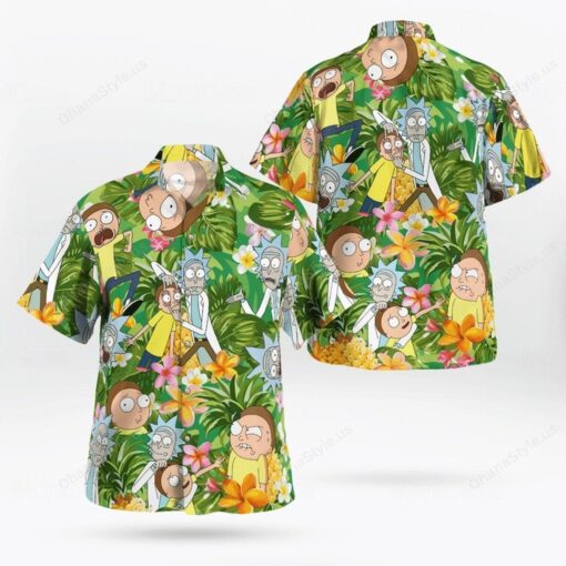 Tropical Morty Madness Rick & Morty Hawaiian Shirt