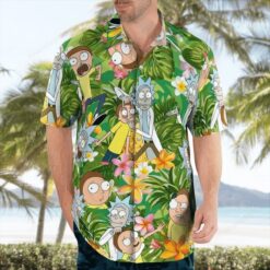 Tropical Morty Madness Rick & Morty Hawaiian Shirt front