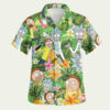 Tropical Rick & Morty Mayhem Hawaiian Shirt front