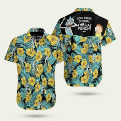 Tropical Throat Punch Rick & Morty Hawaiian Shirt