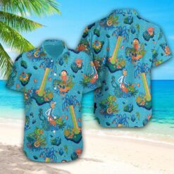 Underwater Adventure Rick & Morty Hawaiian Shirt
