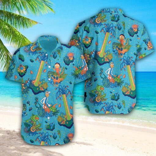 Underwater Adventure Rick & Morty Hawaiian Shirt