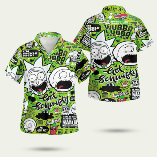 Wubba Lubba Dub Dub Rick & Morty Hawaiian Shirt