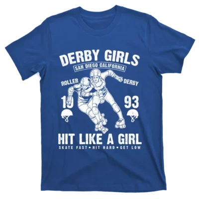 Derby Girls Hit Like A Girl T-Shirt