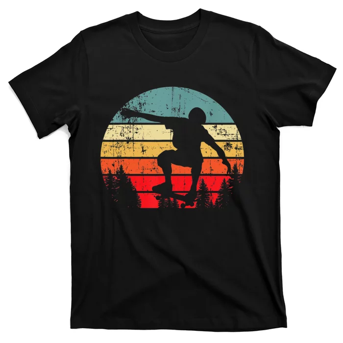 Trick Move Retro Vintage Skateboarder Skater Love Shirt T-Shirt