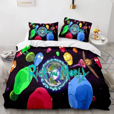 Cosmic Jellybean Galaxy Adventure Bedding Set