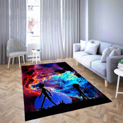 Cosmic Rift Duality Rick And Morty Rug