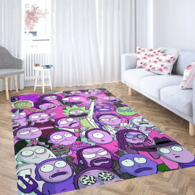 Council of Mortys Mayhem Rick And Morty Rug