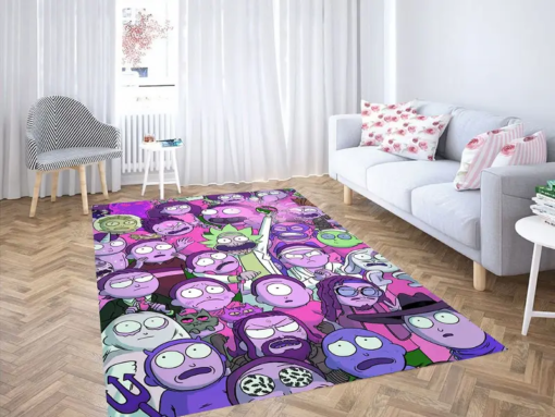 Council of Mortys Mayhem Rick And Morty Rug