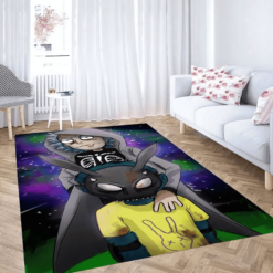 Dark Dimension Drip Rick And Morty Rug