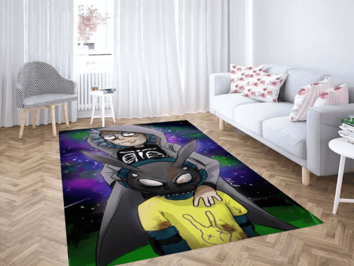 Dark Dimension Drip Rick And Morty Rug