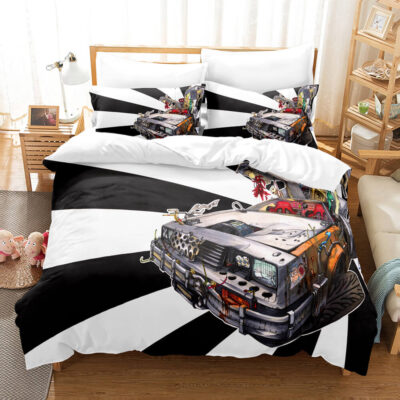DeLorean Time Travel Adventure Bedding Set