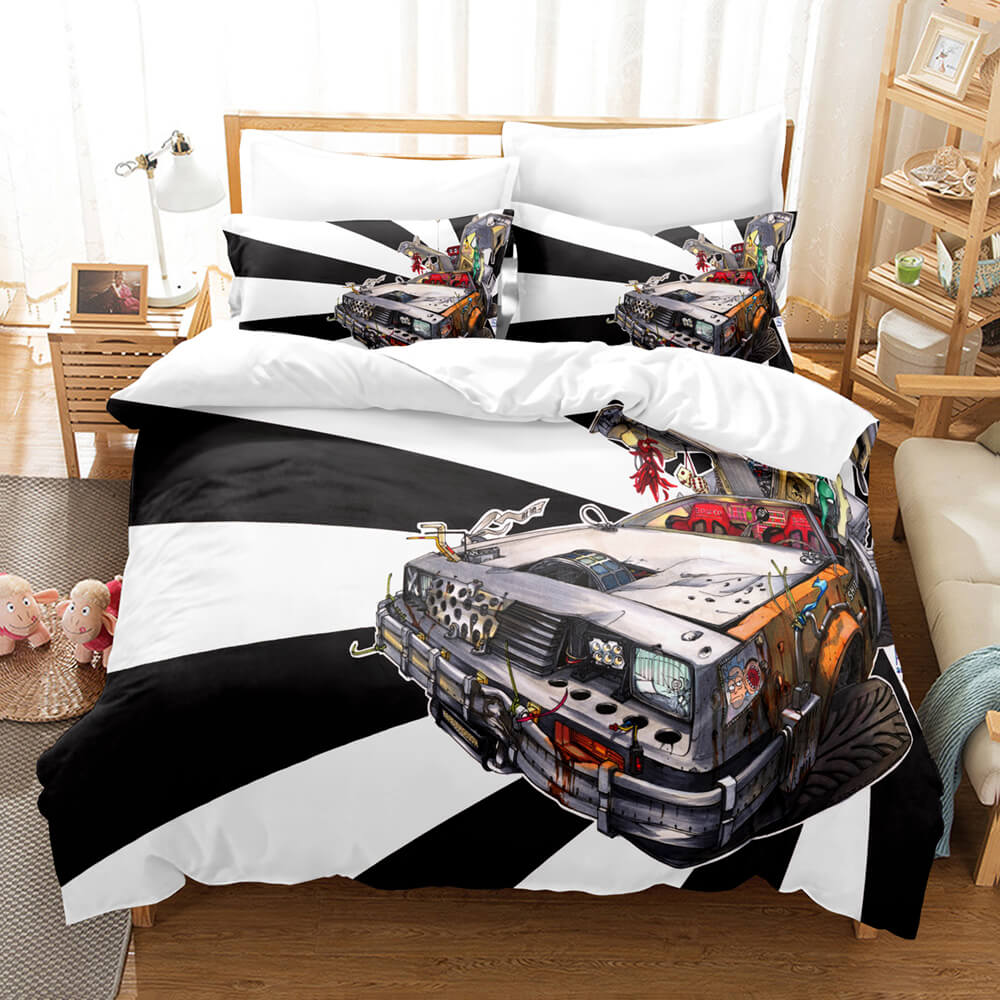 DeLorean Time Travel Adventure Bedding Set