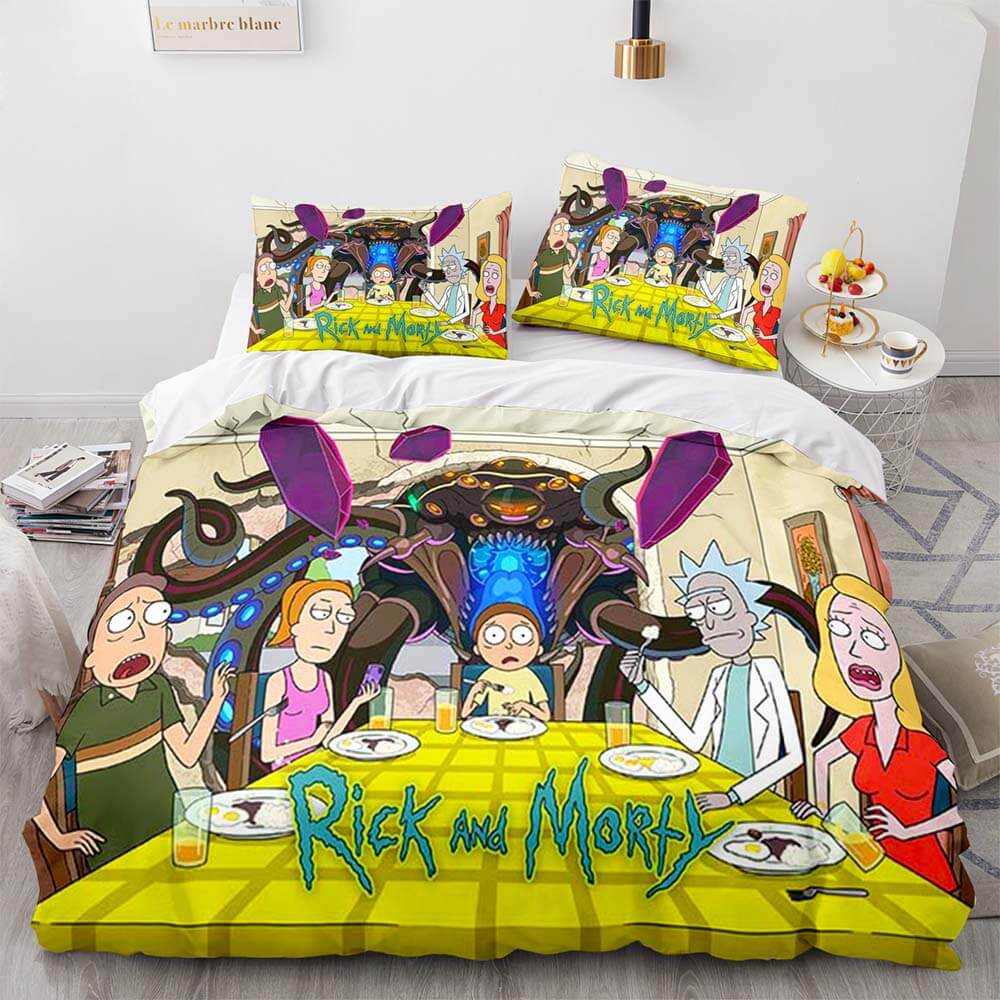 Dinner with the Family in the Multiverse Bedding Set