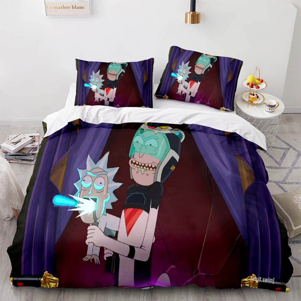 Evil Morty Galactic Overlord Bedding Set