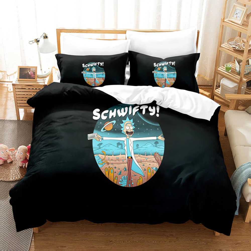 Intergalactic Schwifty Rick Bedding Set