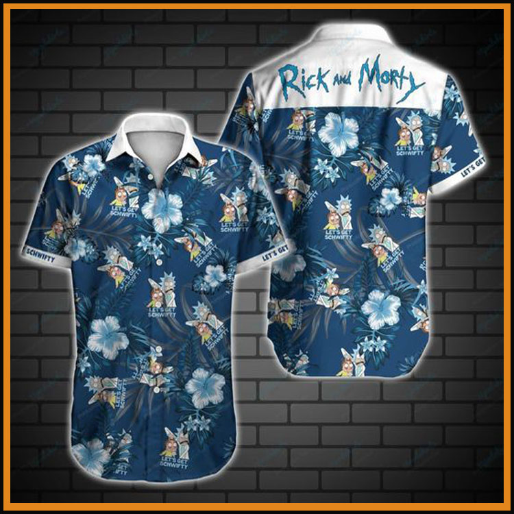 Let's Get Schwifty Rick And Morty Hawaiian Shirt
