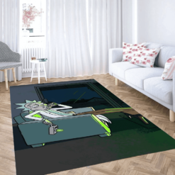 Lonely Galaxy Nights Rick And Morty Rug