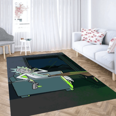 Lonely Galaxy Nights Rick And Morty Rug