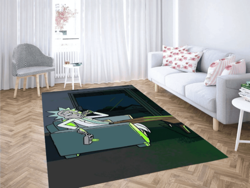 Lonely Galaxy Nights Rick And Morty Rug