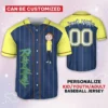 Morty Strikes Out Custom Rick and Morty Baseball Jersey