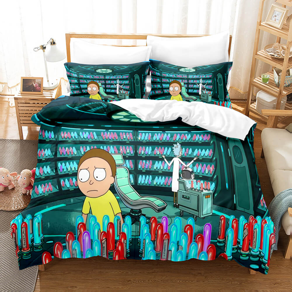Morty's Lab of Clones Bedding Set