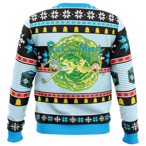 Mr. Meeseeks Look At Me I'm On A Sweater Ugly Christmas Sweater back
