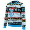 Mr. Meeseeks Look At Me I'm On A Sweater Ugly Christmas Sweater left