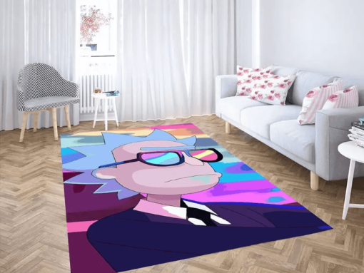 Neon Vice Universe Rick And Morty Rug