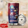 Personalized New York Giants Rick and Morty Tumbler front