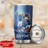 Personalized Tennessee Titans Rick and Morty Tumbler front
