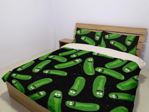 Pickle Rick Galactic Adventure Bedding Set